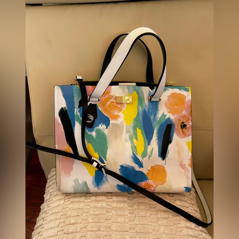 Kate Spade Multicolor Floral Tote